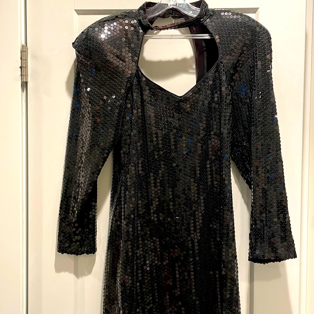 Positively Ellyn Vintage Sequin Mini Dress, size 10